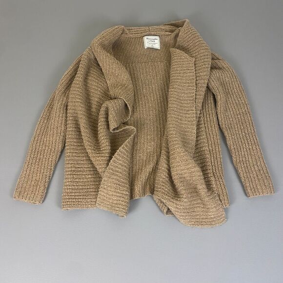 Abercrombie & Fitch Tan Cardigan Sweater - Picture 1 of 11